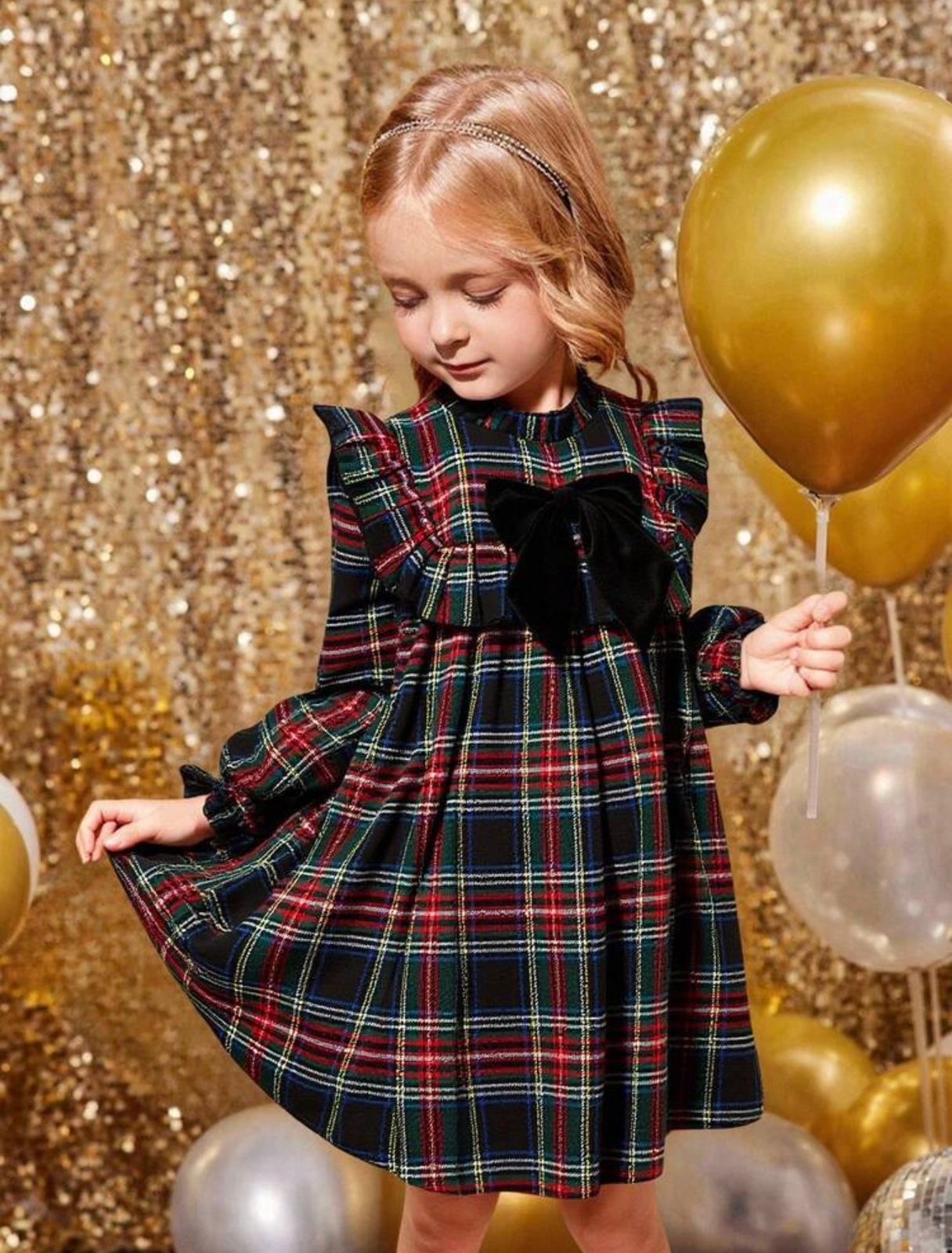 Young Girl Big Bow Dress